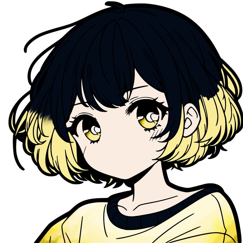 cool anime girl with short hair