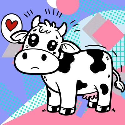 a cow that will die if we don't get ten likes