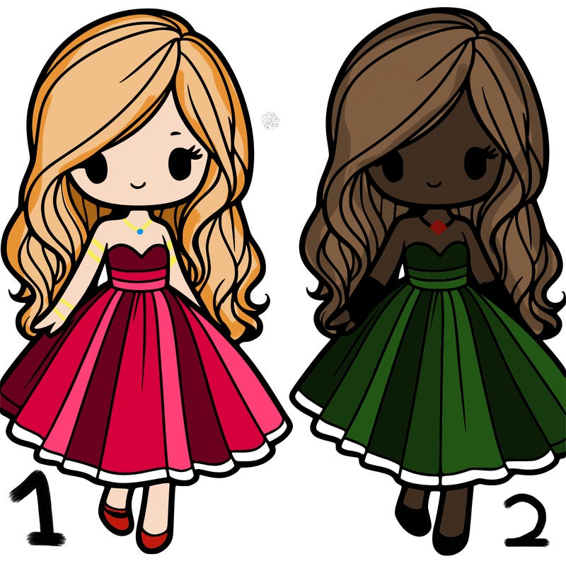 girl in a flowy dress