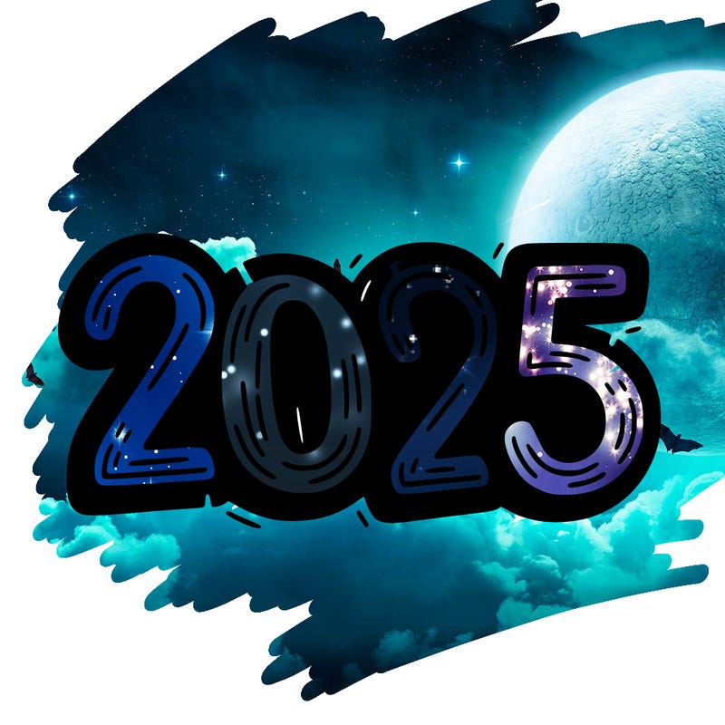 one line scrawled numbers sketch design “2025”