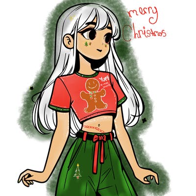 girl in a cute crop top