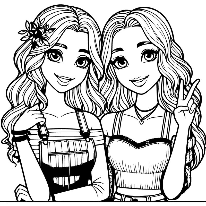 realistic girl best friends