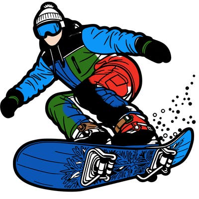 snow boarder