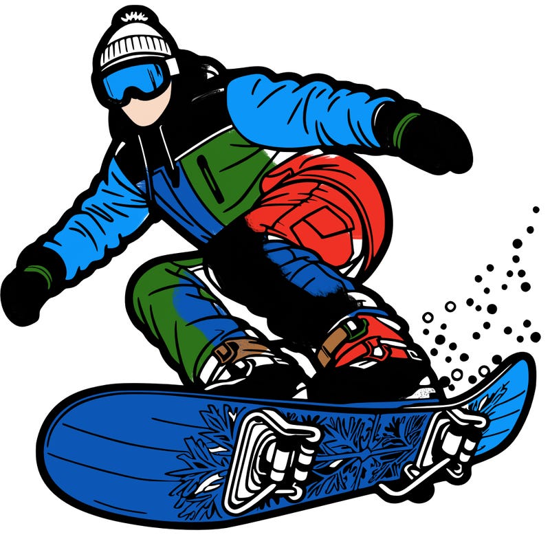 snow boarder