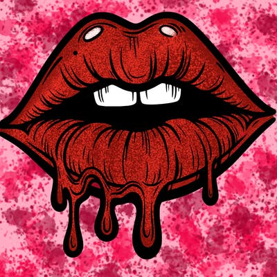 lips that look realistic and drip