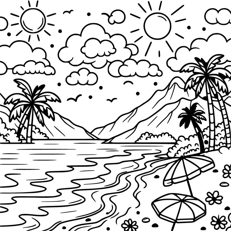 beach landscape