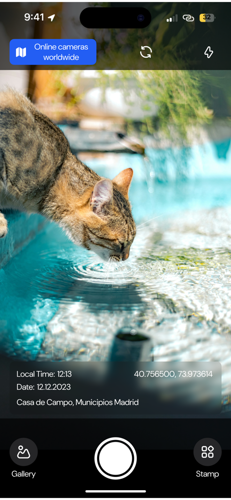 GPS Map Camera with Time Stamp - 