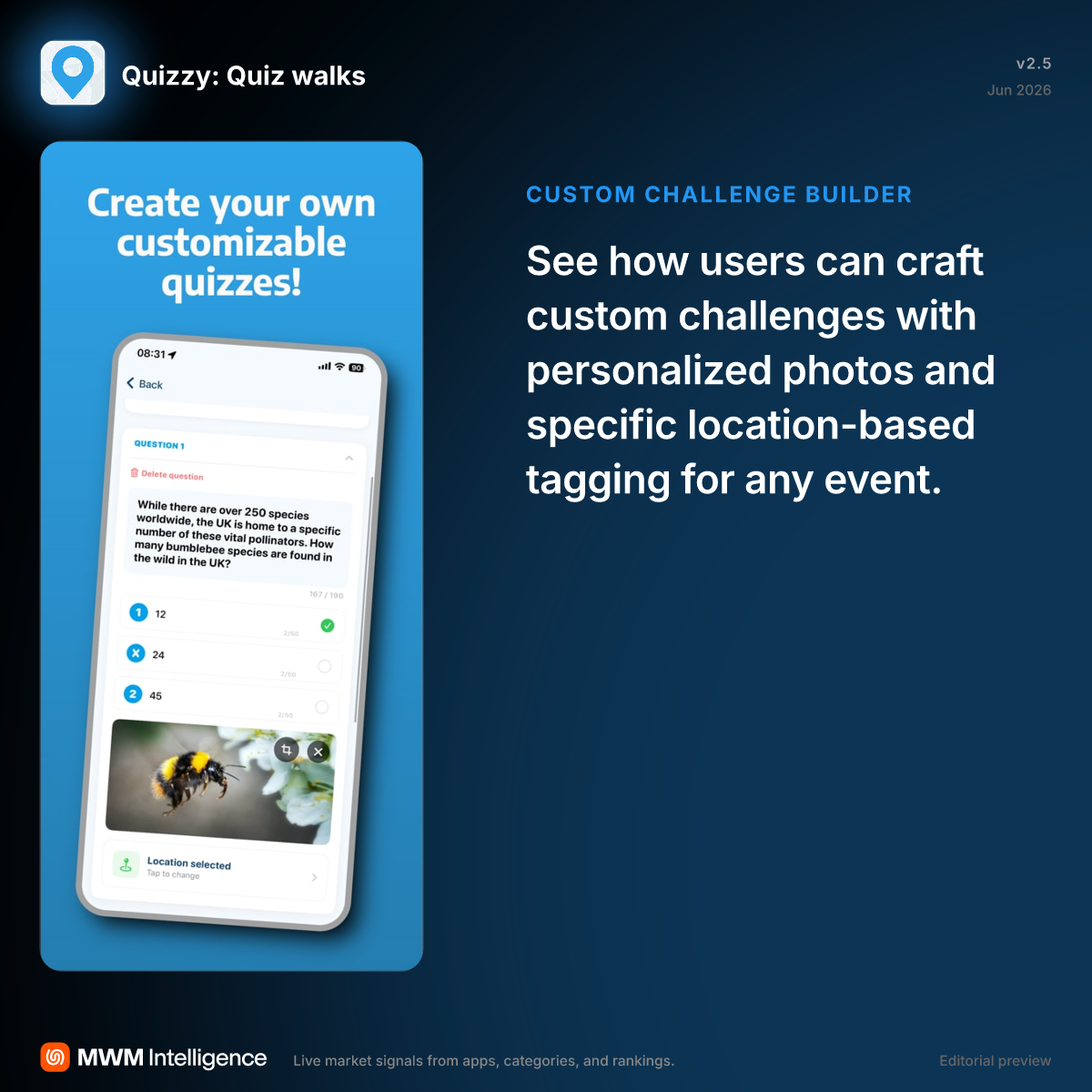 Quizzy: Quiz walks - Games App | MWM