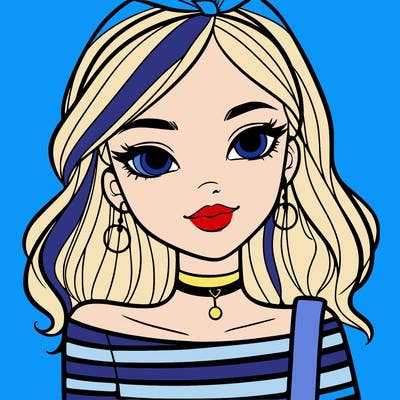 a stylish girl