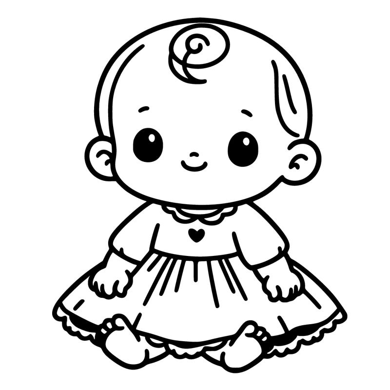baby in a pink dress