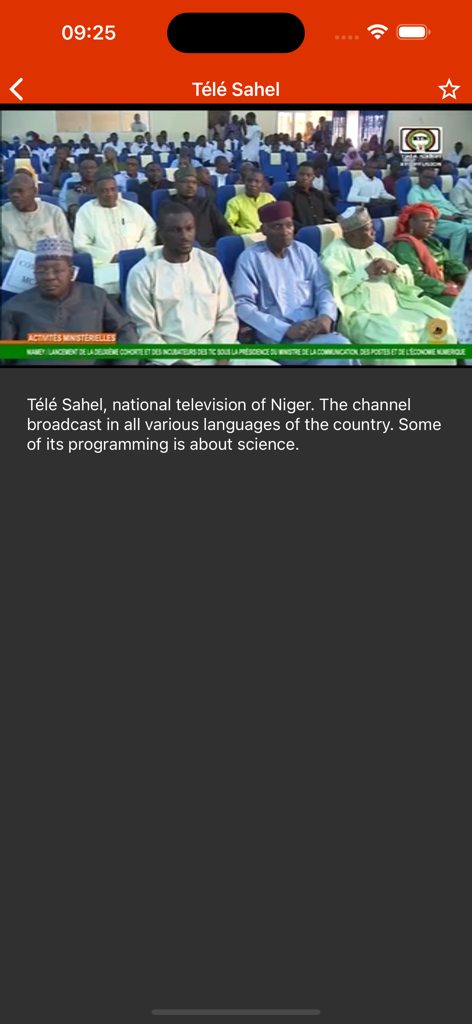 ORTN Télé Sahel - Live stream of Tele Sahel the national television of Niger