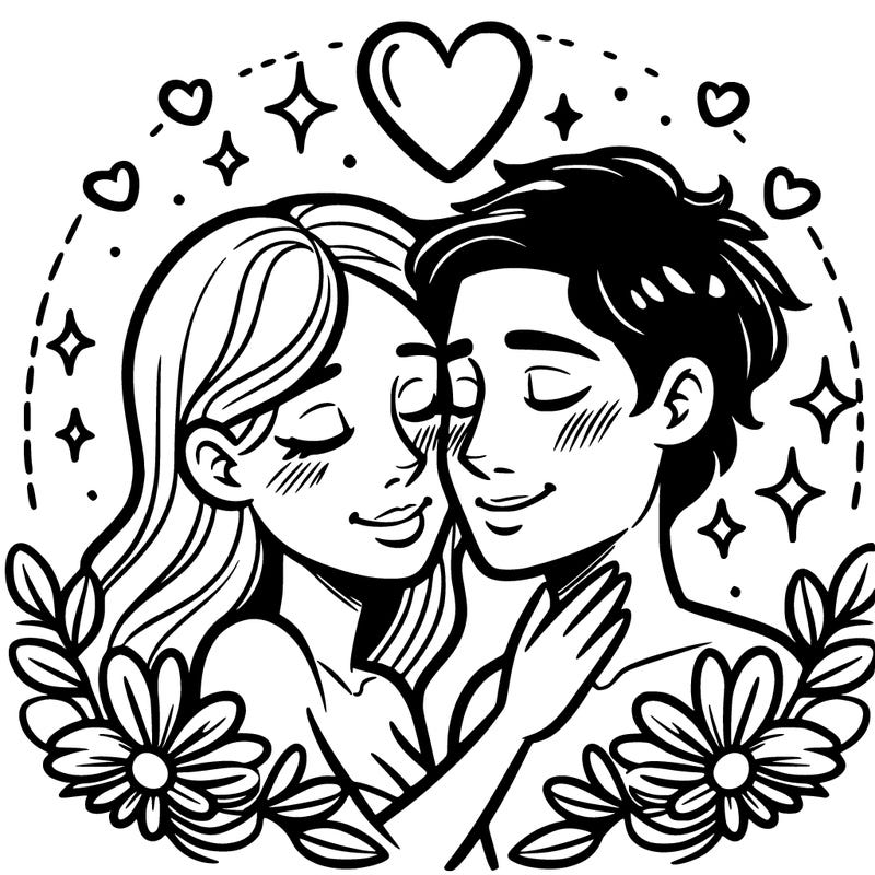 female and male in love