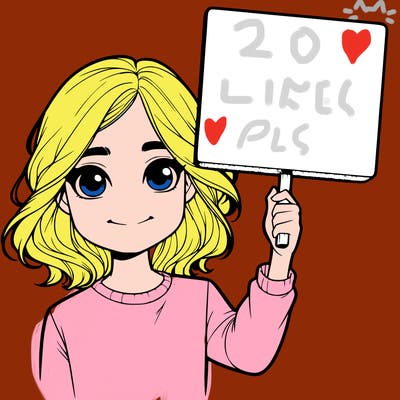 realistic girl holding up a sign