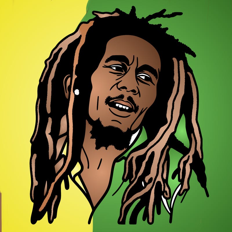 bob marley stikers