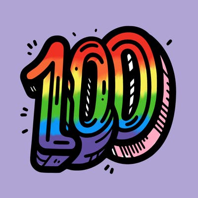 100