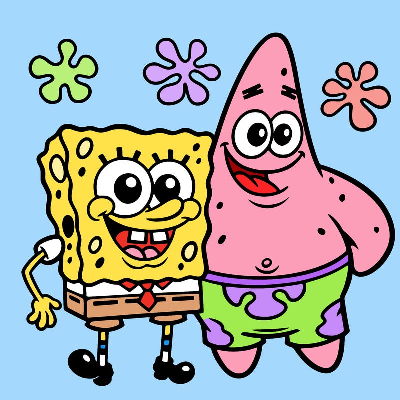 sponge bob with patrick