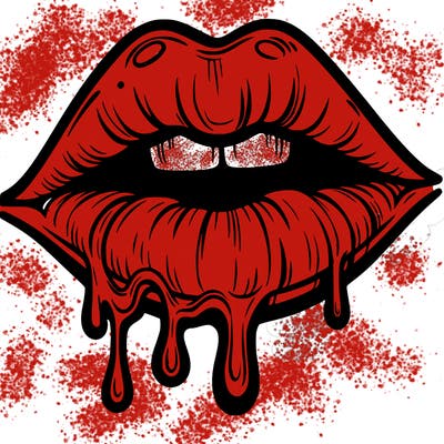 lips that look realistic and drip