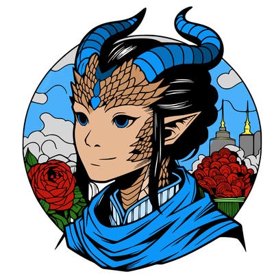 realistic dragon girl