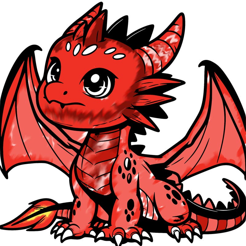 fierce baby night dragon