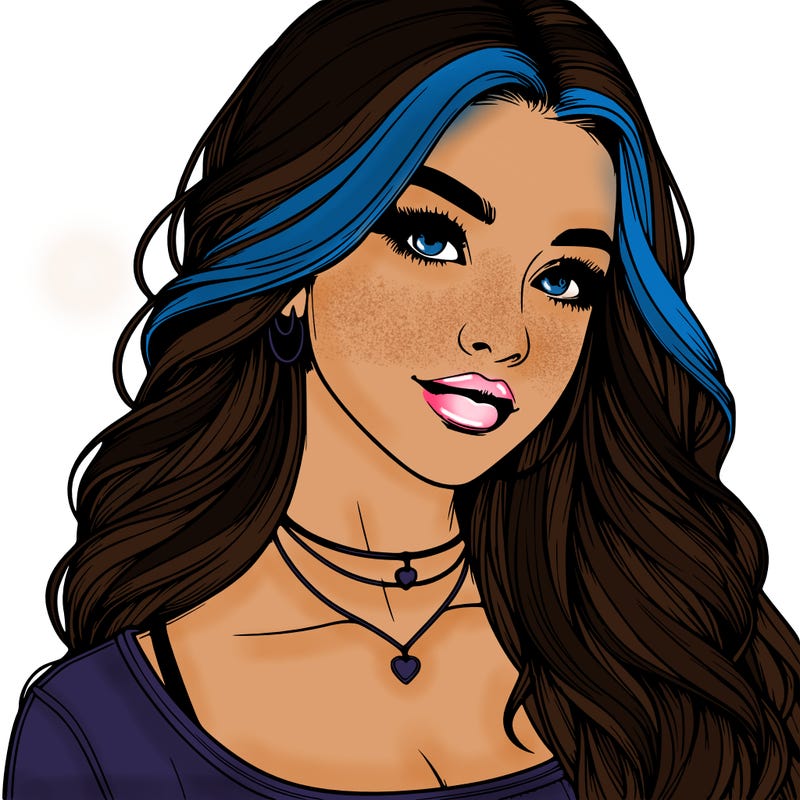 detailed realistic girl