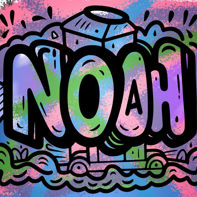 graffiti name noah
