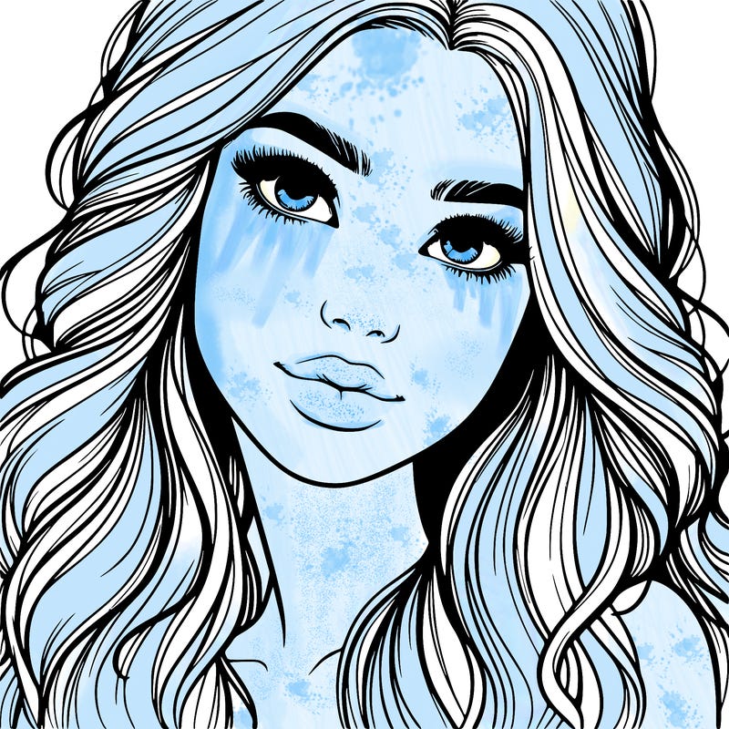 beautiful realistic girl
