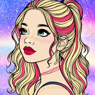 beautiful realistic girl