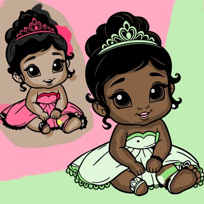 baby princess tiana