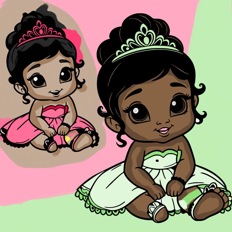 baby princess tiana