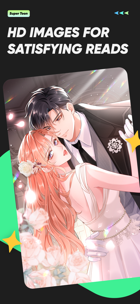 High definition romantic webtoon illustration of a couple at a formal ball