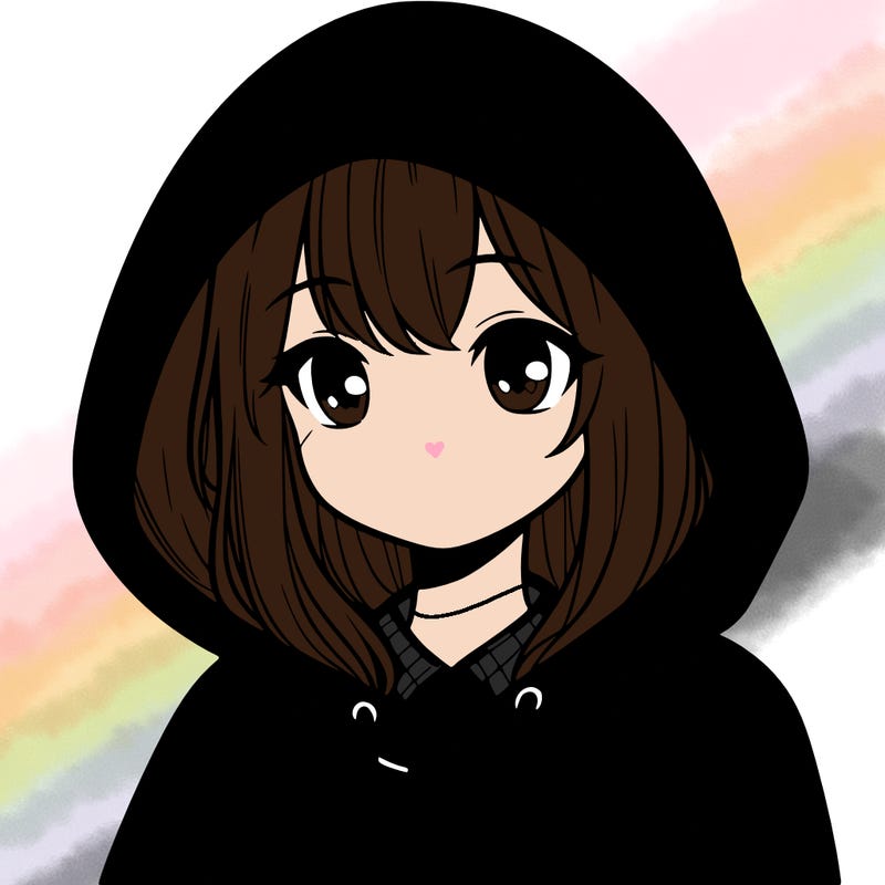 girl with hoodie