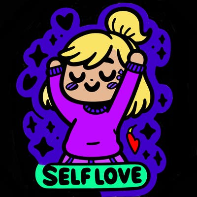 self-love sticker