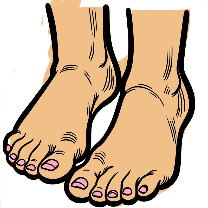 feet