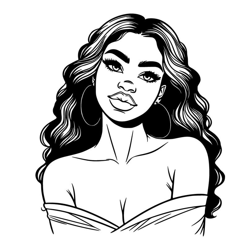 beautiful black woman