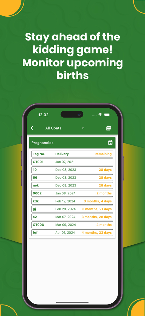 My Goat Manager - Farming app - Productivity App | MWM