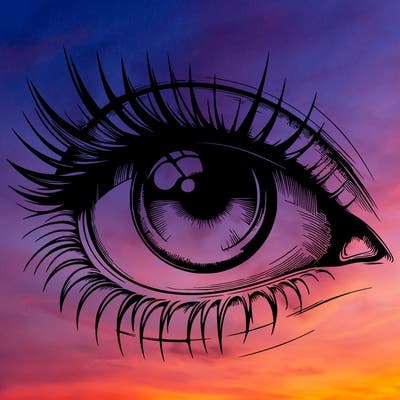 realistic eye