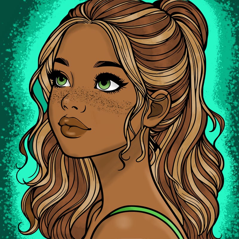 beautiful realistic girl