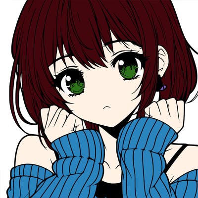 beautiful anime girl