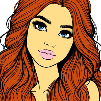 beautiful realistic girl