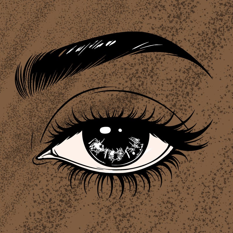 eye closed realistic