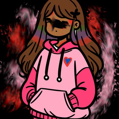 girl in sweatshirt