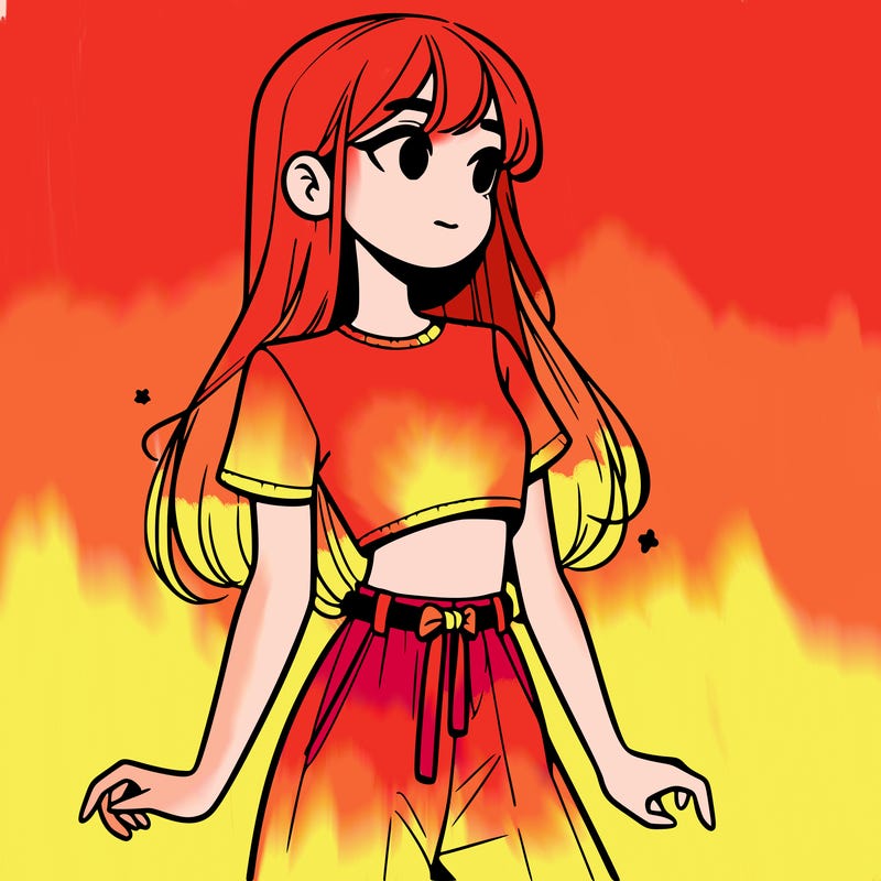 girl in a cute crop top