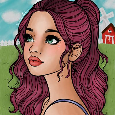 beautiful realistic girl