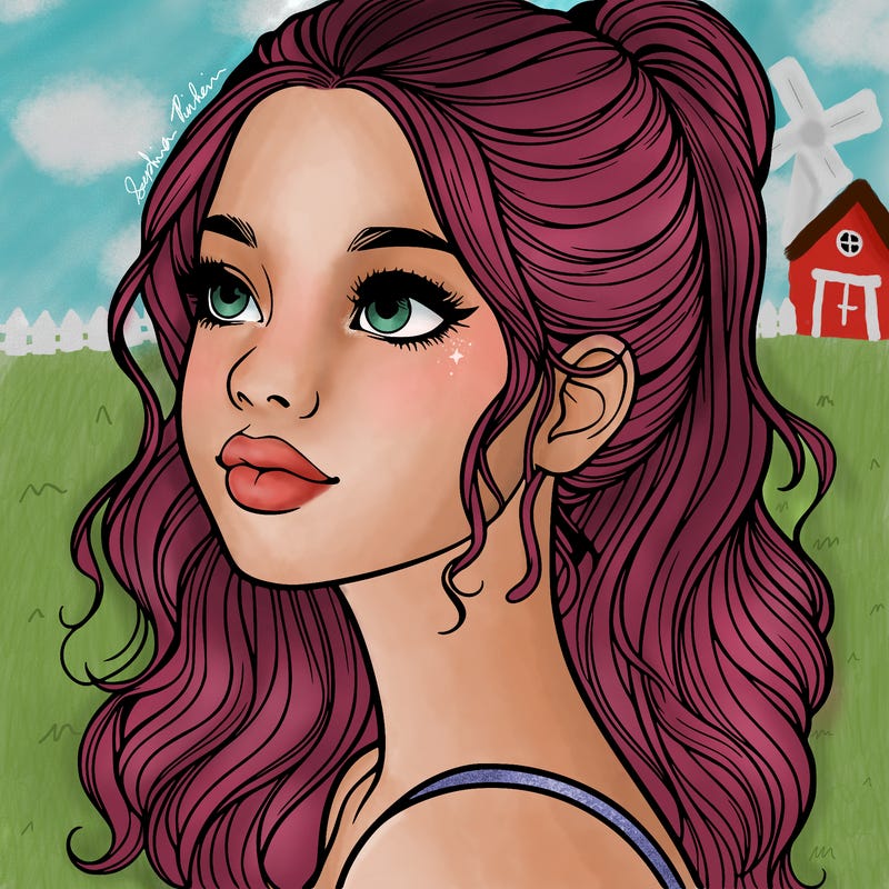 beautiful realistic girl