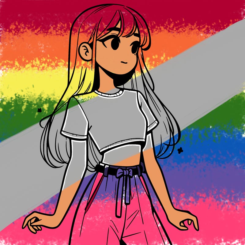 girl in a cute crop top