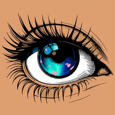realistic eye