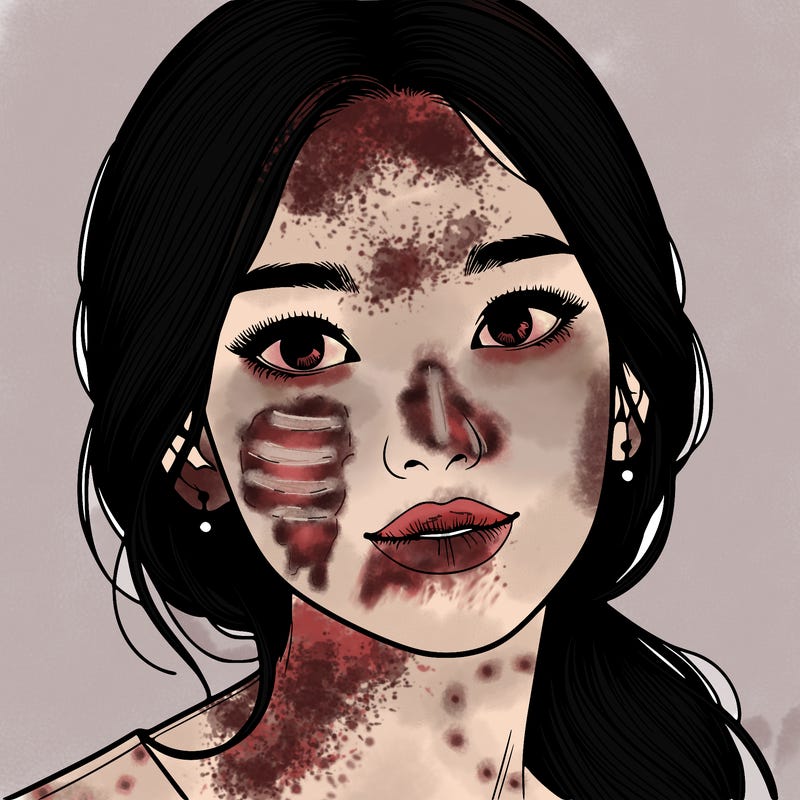 beautiful realistic asian woman