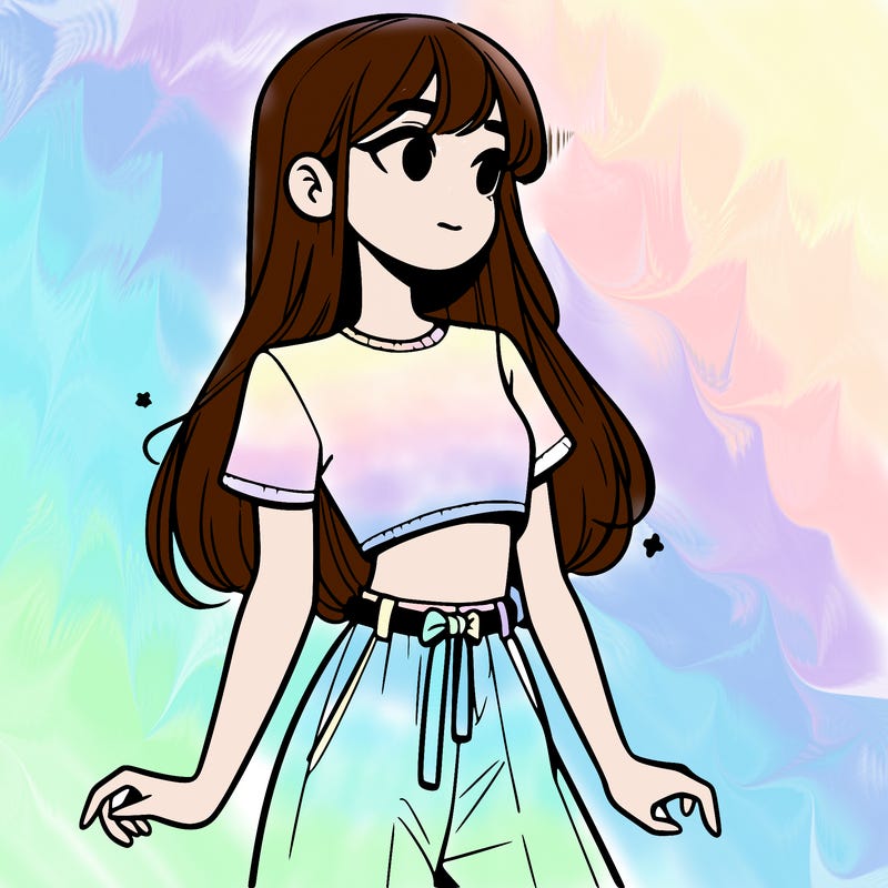 girl in a cute crop top