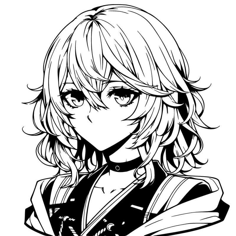 realistic anime character