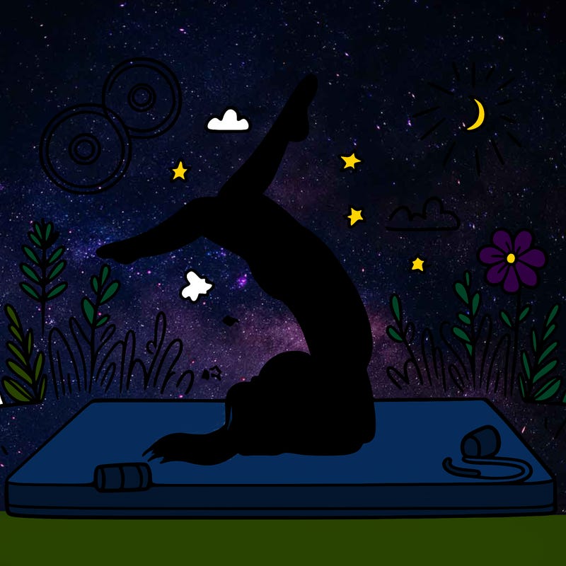 girl doing gymnastics